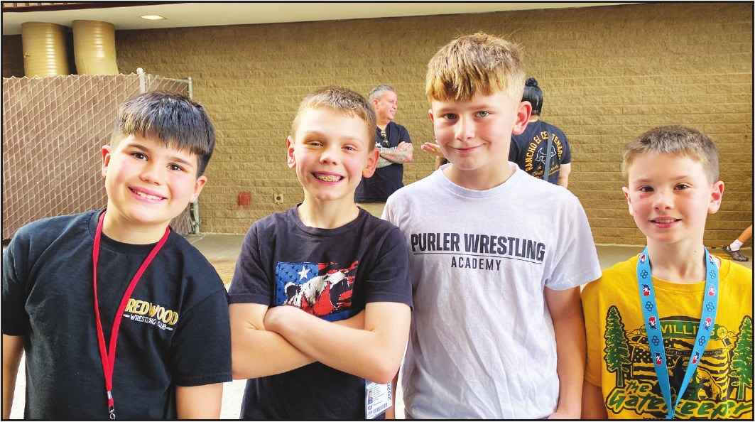 Preparing for weigh-in, AJ Nova, Zeb Allard, Layton Magana, Keanu Lemrise